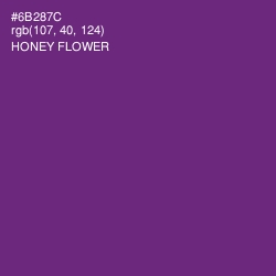#6B287C - Honey Flower Color Image